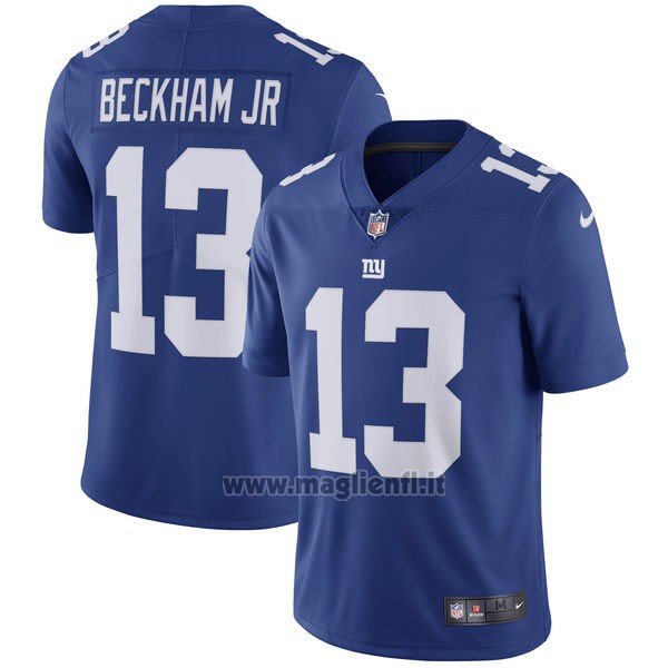 Maglia NFL Limited Bambino New York Giants 13 Beckham JR Blu